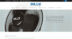 Desktop Screenshot of milux.com.my