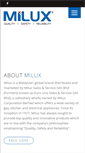 Mobile Screenshot of milux.com.my